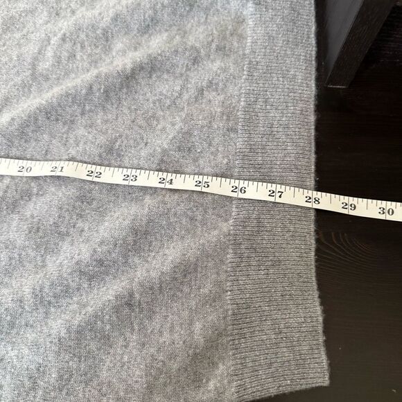 Nordstrom Sweater Mens Sz XL Gray Knit 100% Cashmere Crewneck Super Soft Classic - Picture 11 of 11